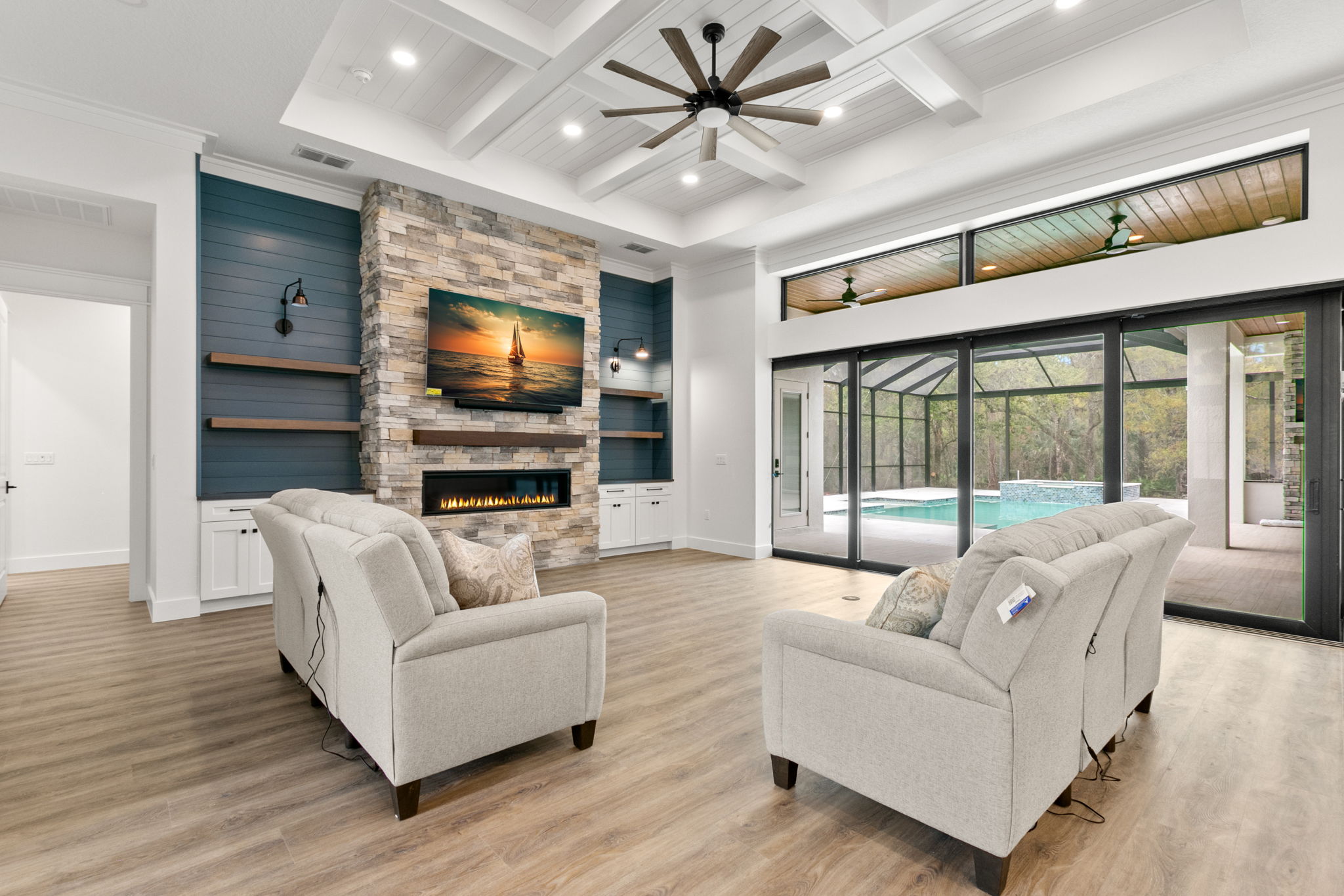 custom built modern farmhouse home in new port richey