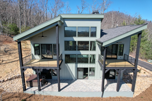 custom mountain home in georgia