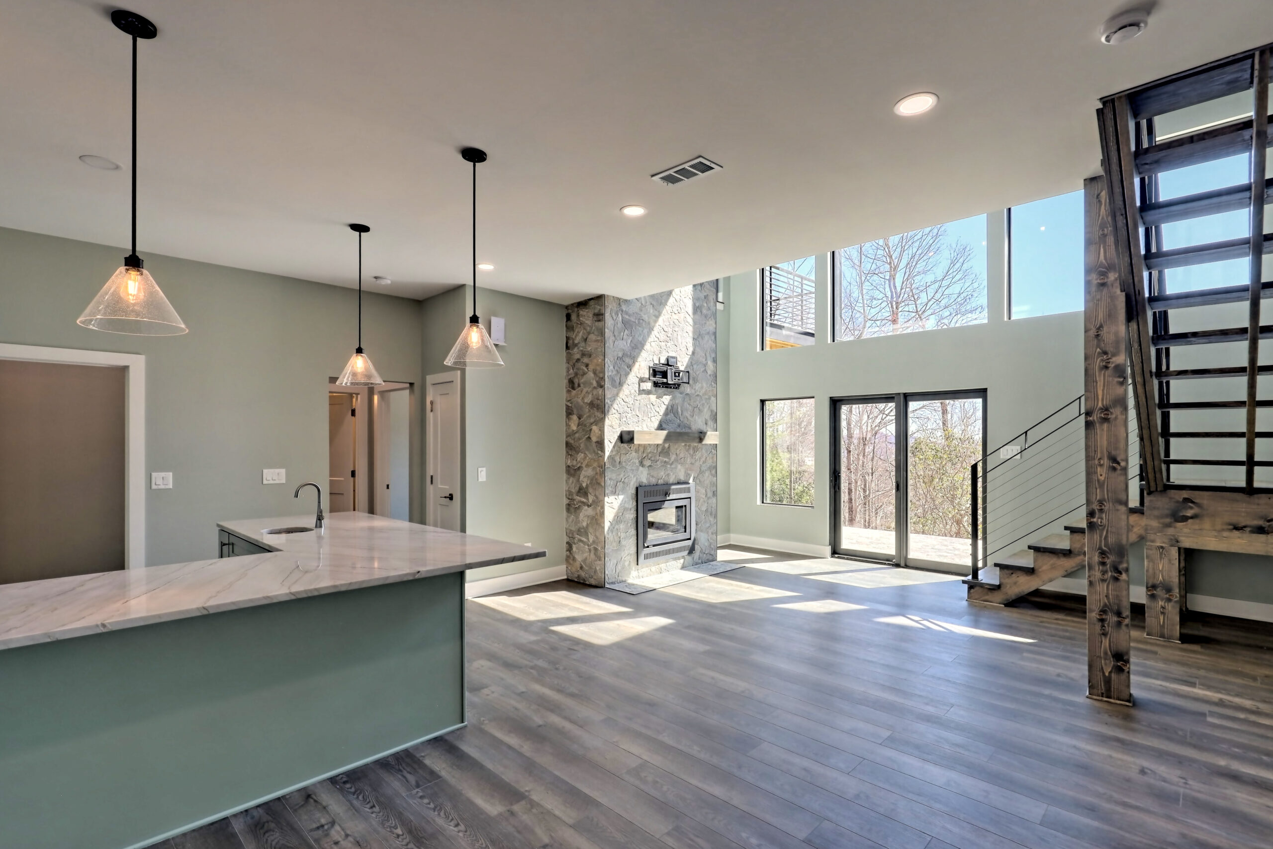custom mountain home in georgia