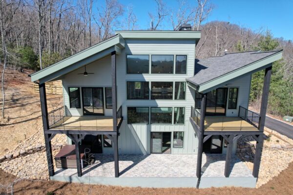 custom mountain home in georgia