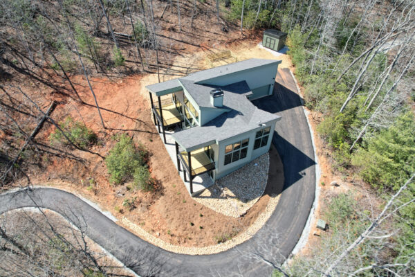 custom mountain home in georgia